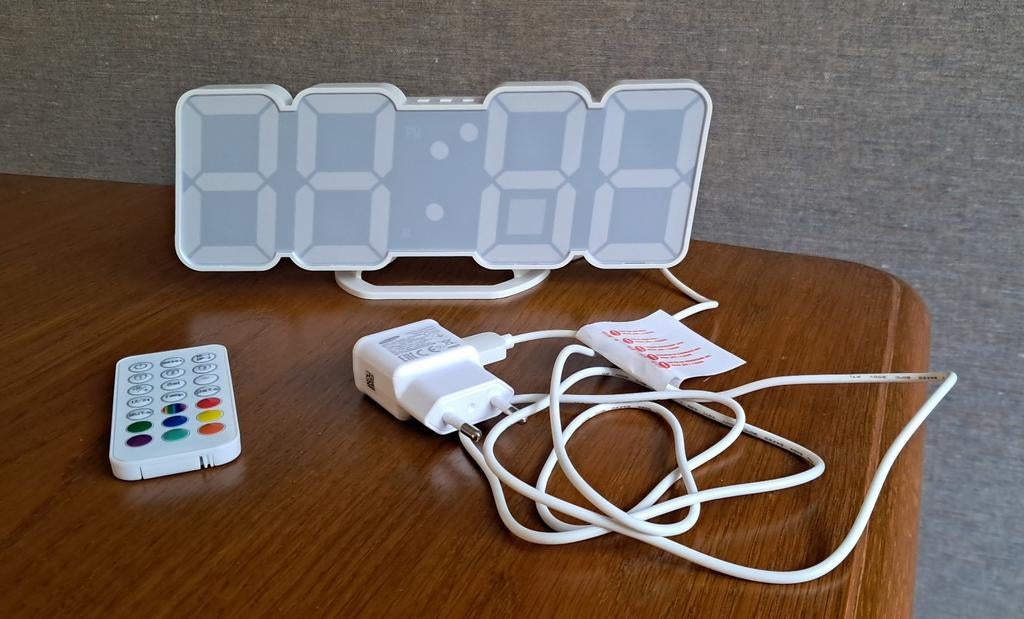 Auriol Led wand- en bureauklok, Ophalen of Verzenden
