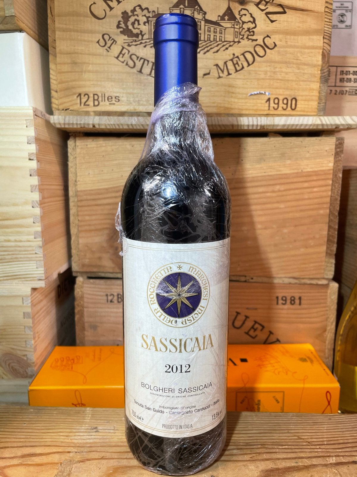 Sassicaia Bolgheri Sassicaia 2012 Rode Wijn, Zo goed als nieuw, Rode wijn, Vol, Italië