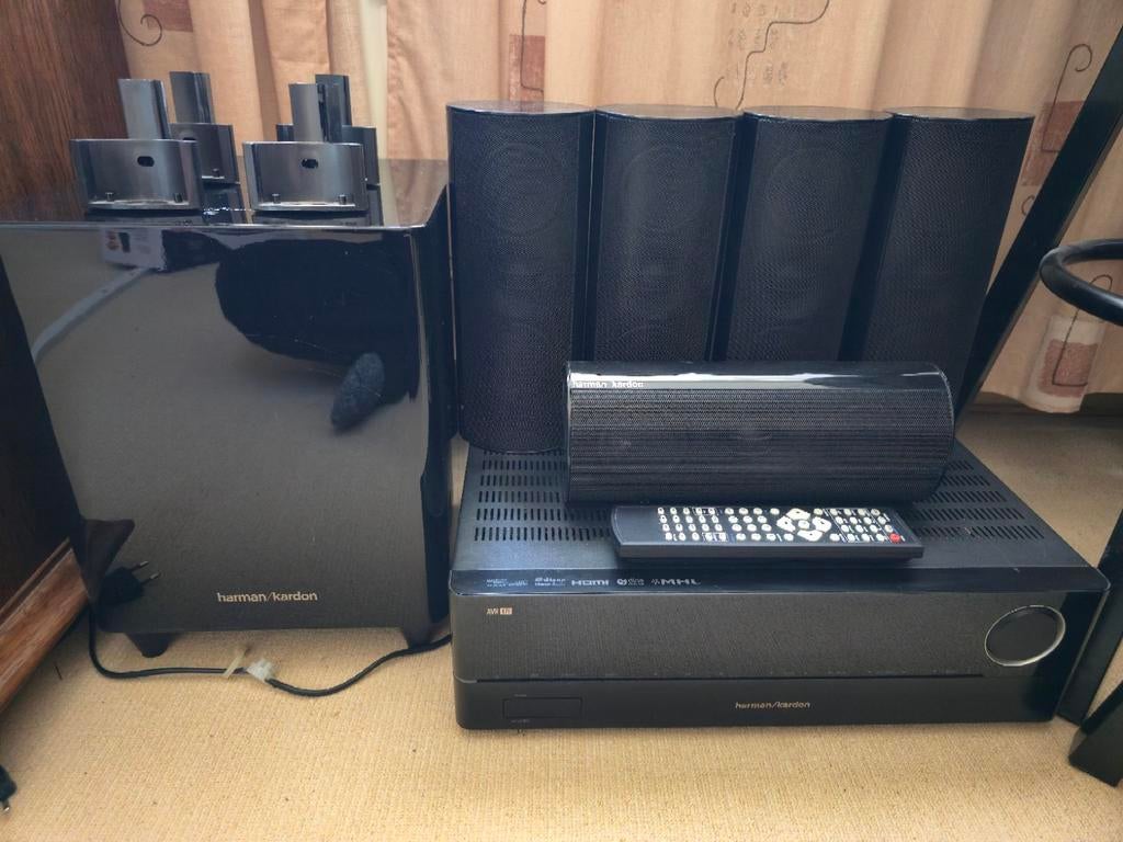 Complete set Harman/kardon 7.2 avr171, Overige merken, Gebruikt, 70 watt of meer, Ophalen of Verzenden