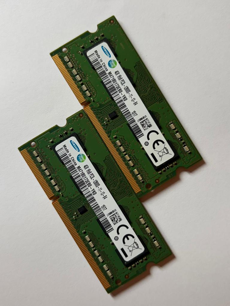 Samsung RAM 8GB (2x 4GB) DDR3L SODIMM 1600MHz, Computers en Software, RAM geheugen, Gebruikt, 8 GB, DDR3, Ophalen of Verzenden