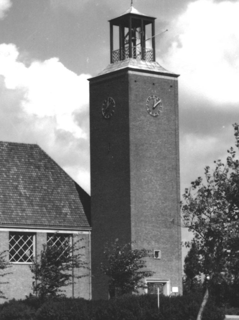 988145	Scharendijke 1967 Ned H Kerk Wederopbouw	Onbeschreven, Ophalen of Verzenden, 1960 tot 1980, Ongelopen, Zeeland