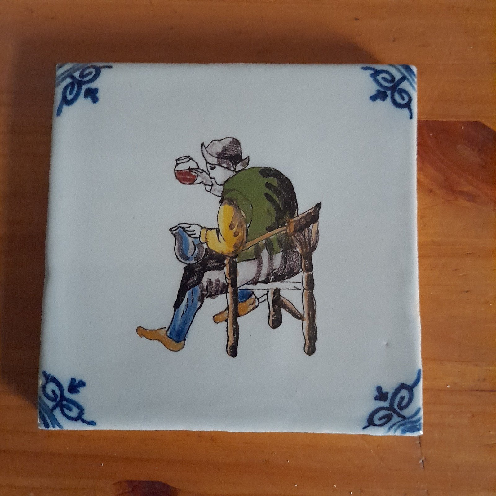 Gave tegel Tichelaar Makkum NR 2, Ophalen of Verzenden