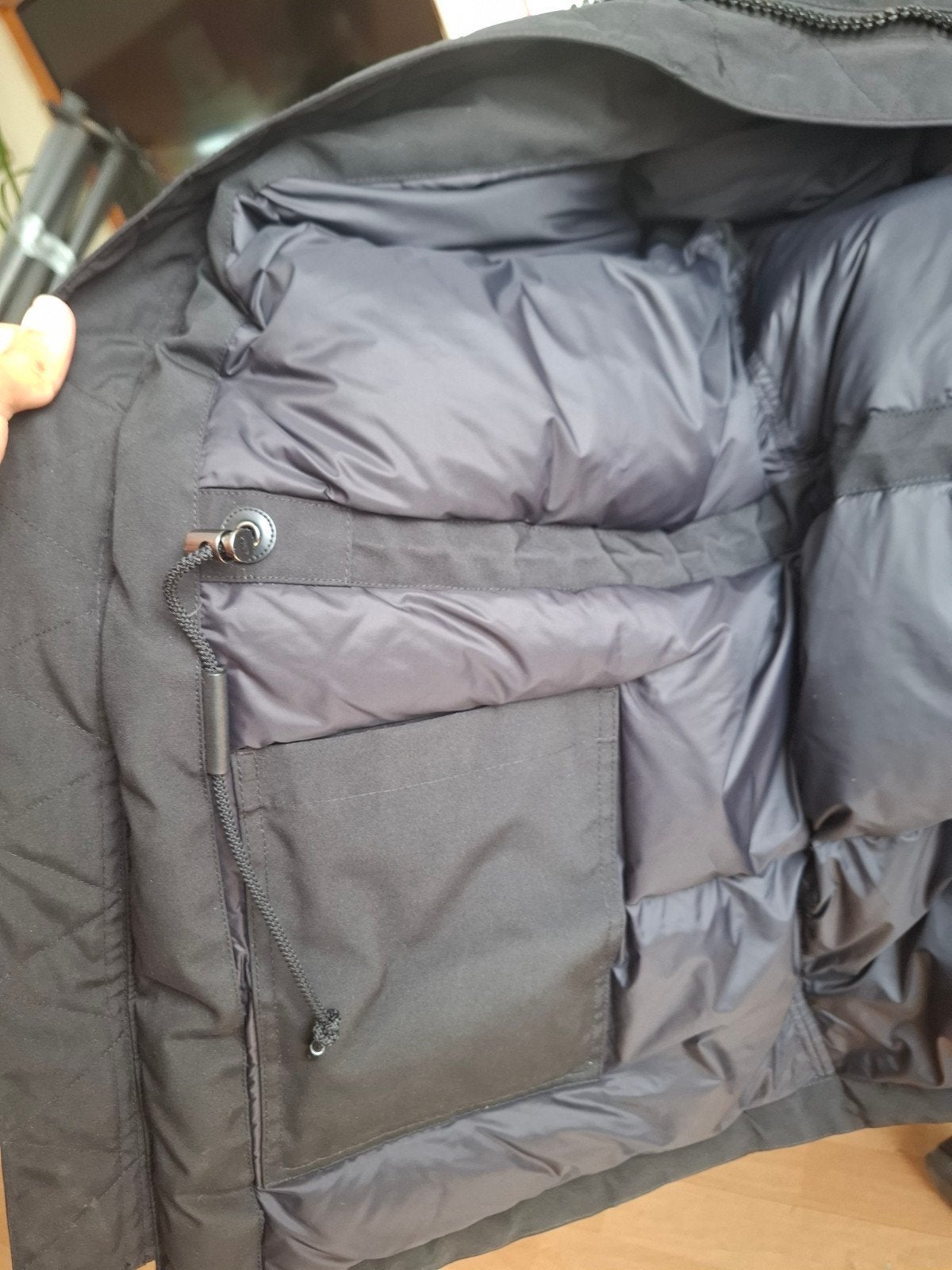 Polo Ralph Lauren Hooded Down Parka, Kleding | Heren, Jassen | Winter, Zo goed als nieuw, Overige maten, Zwart, Ophalen