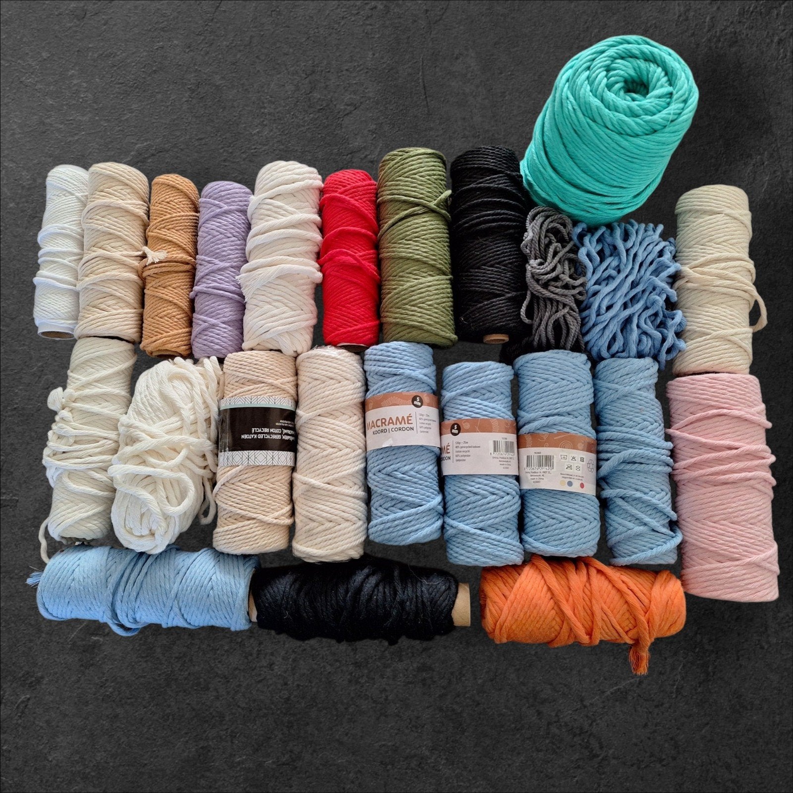 Macramé koord, veel verschillende kleuren, Ophalen of Verzenden, Nieuw, Overige typen