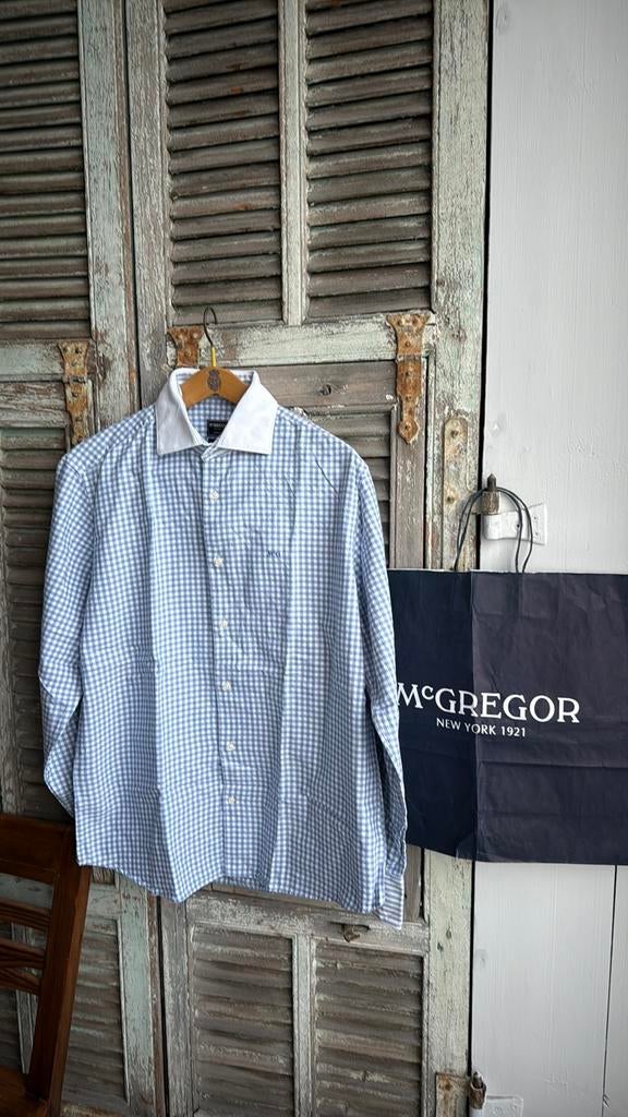 Prachtig McGREGOR classic fit distinction overhemd size 42, Kleding | Heren, Ophalen of Verzenden, Zo goed als nieuw, Halswijdte 41/42 (L)