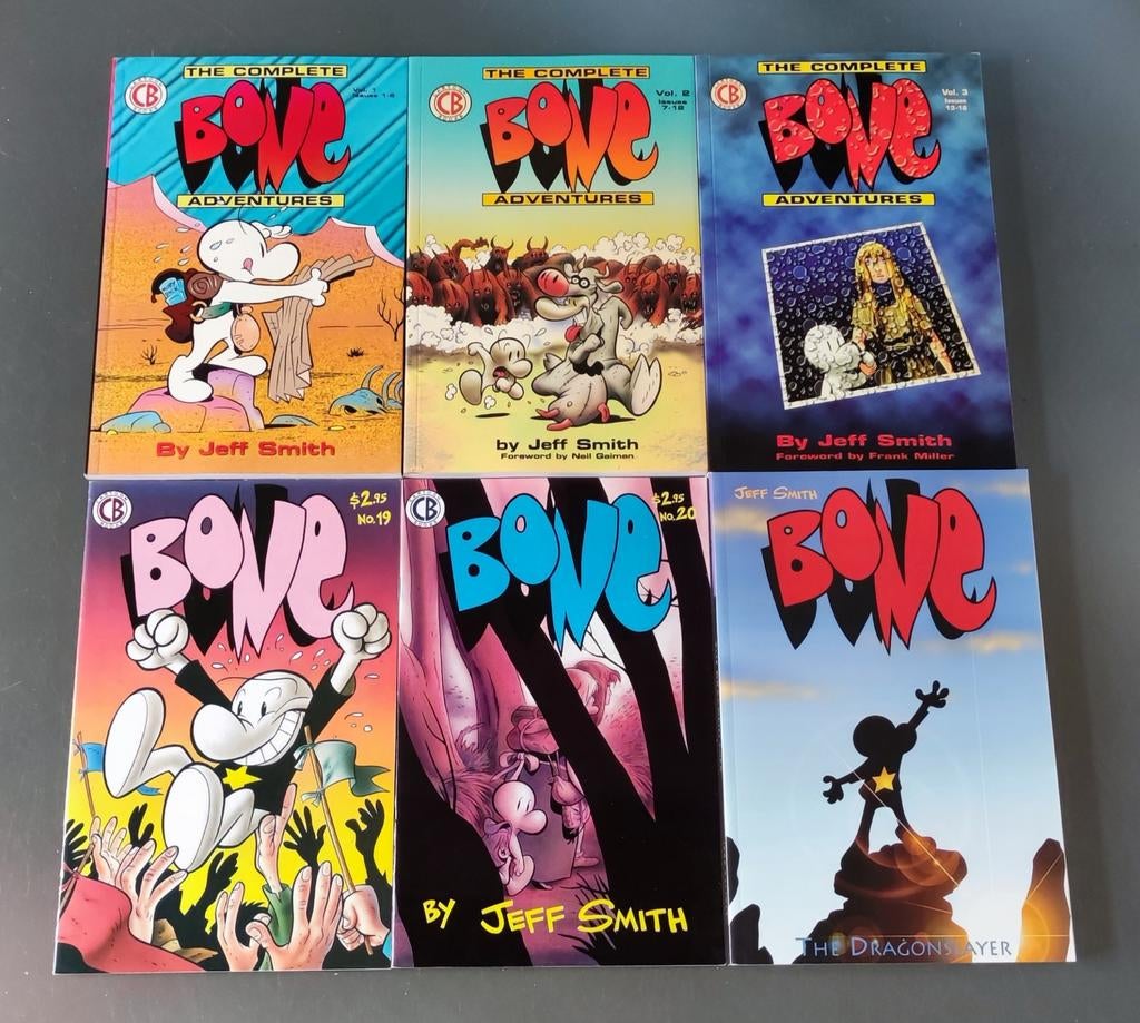 Bone - deel 1 tm 20 + The Dragon Slayer, Amerika, Complete serie of reeks, Nieuw, Ophalen of Verzenden