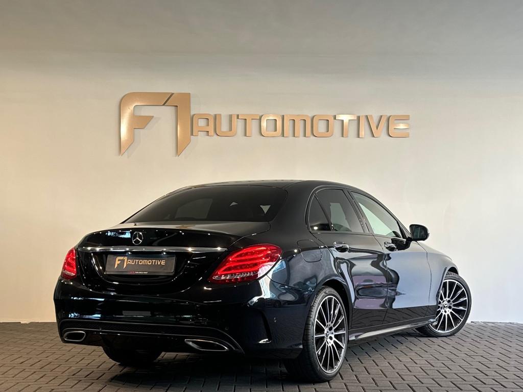 Mercedes-Benz C-klasse 250 Premium+ AMG Keyless|Sfeer|360Cam, Auto's, Mercedes-Benz, Automaat, 4 cilinders, Zwart, Leder
