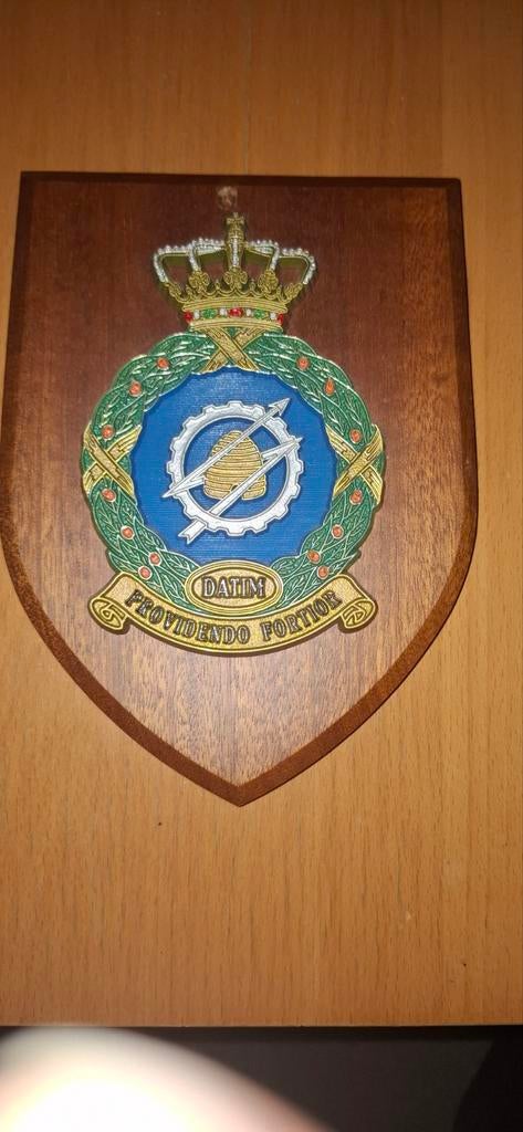 Wapenschild Koninklijke Luchtmacht DATIM, Ophalen of Verzenden, Luchtmacht, Nederland, Embleem of Badge