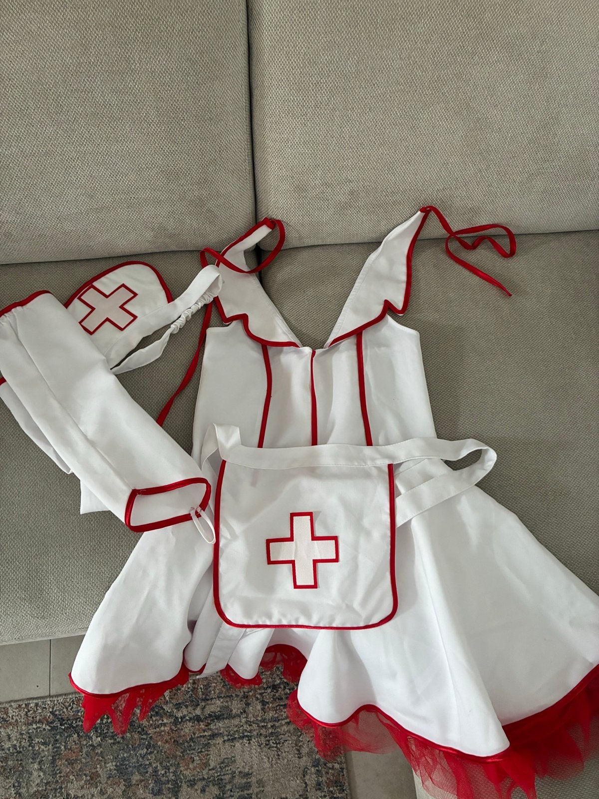Verpleegster Kostuum - Carnaval/Themafeest, Ophalen, Kleding, Maat 36 (S), Overige thema's