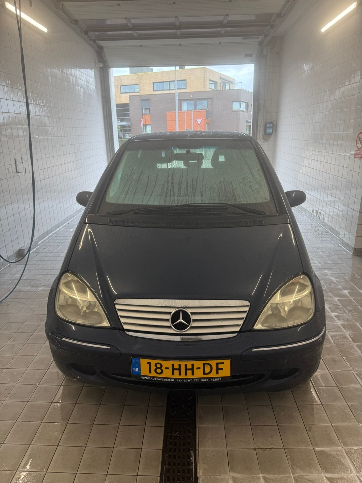 Mercedes-Benz A-Klasse 1.4 A140 2001 Blauw met Trekhaak, Voorwielaandrijving, 1005 kg, 4 cilinders, 49 €/maand
