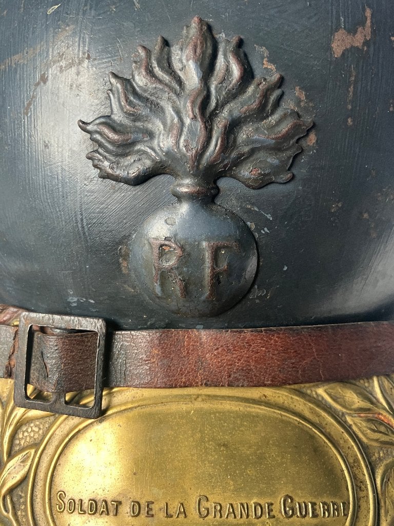 Adrian helm met herdenkingsplaat, Ophalen, Landmacht, Overige gebieden, Helm of Baret