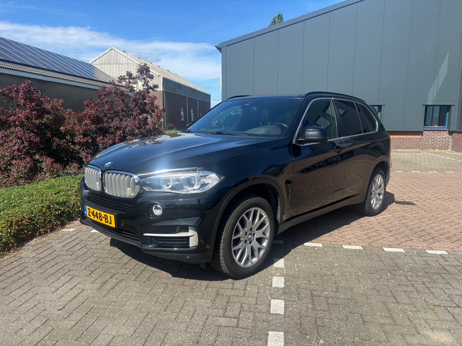 BMW X5 XDrive 40D head up trekhaak zeer compleet, Auto's, Automaat, 2993 cc, 255 €/maand, Bi-Xenon koplampen