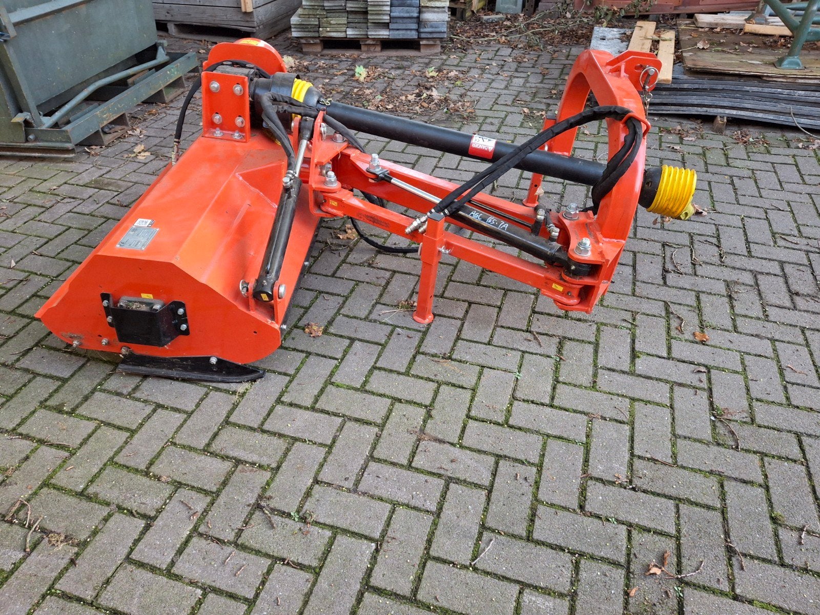 verstek klepelmaaier, Ophalen, Weidebouw