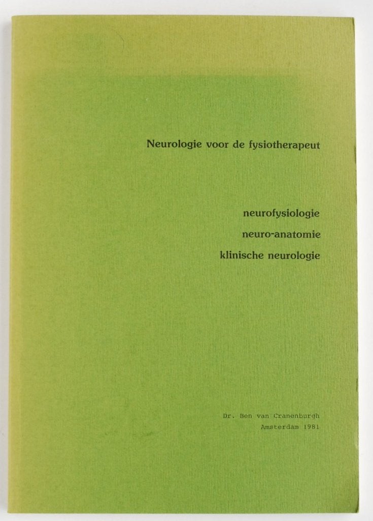 Neurologie voor fysiotherapeut, Verzenden, HBO, Zo goed als nieuw, Ben van Cranenburgh.