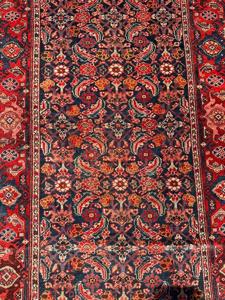 Antiek Koerdistan tapijt – 200x122 cm – natuurlijke kleuren, Gebruikt, Wol, Ophalen of Verzenden, NA