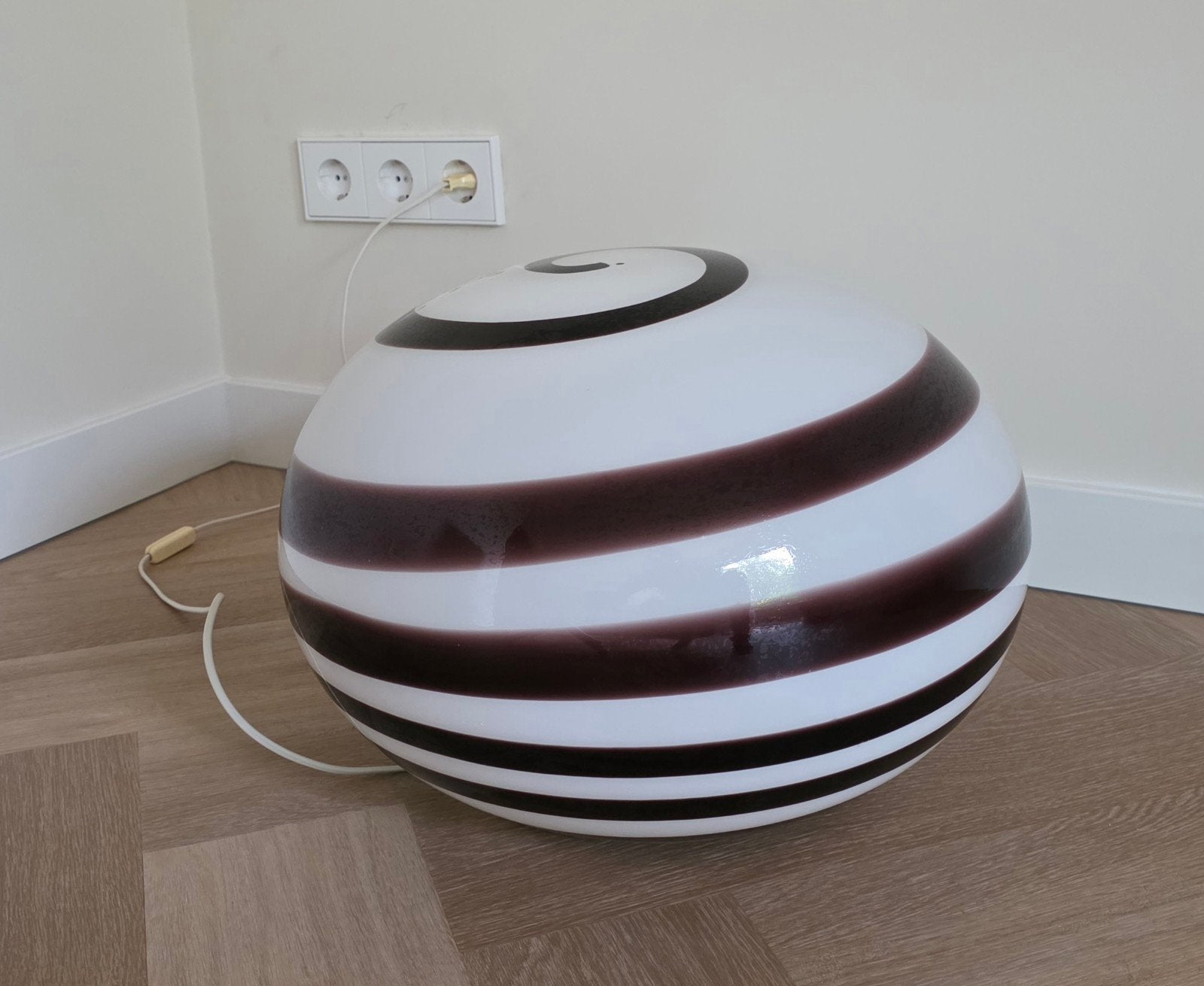 Ilu di Vetro Vintage Design Lamp, Ophalen