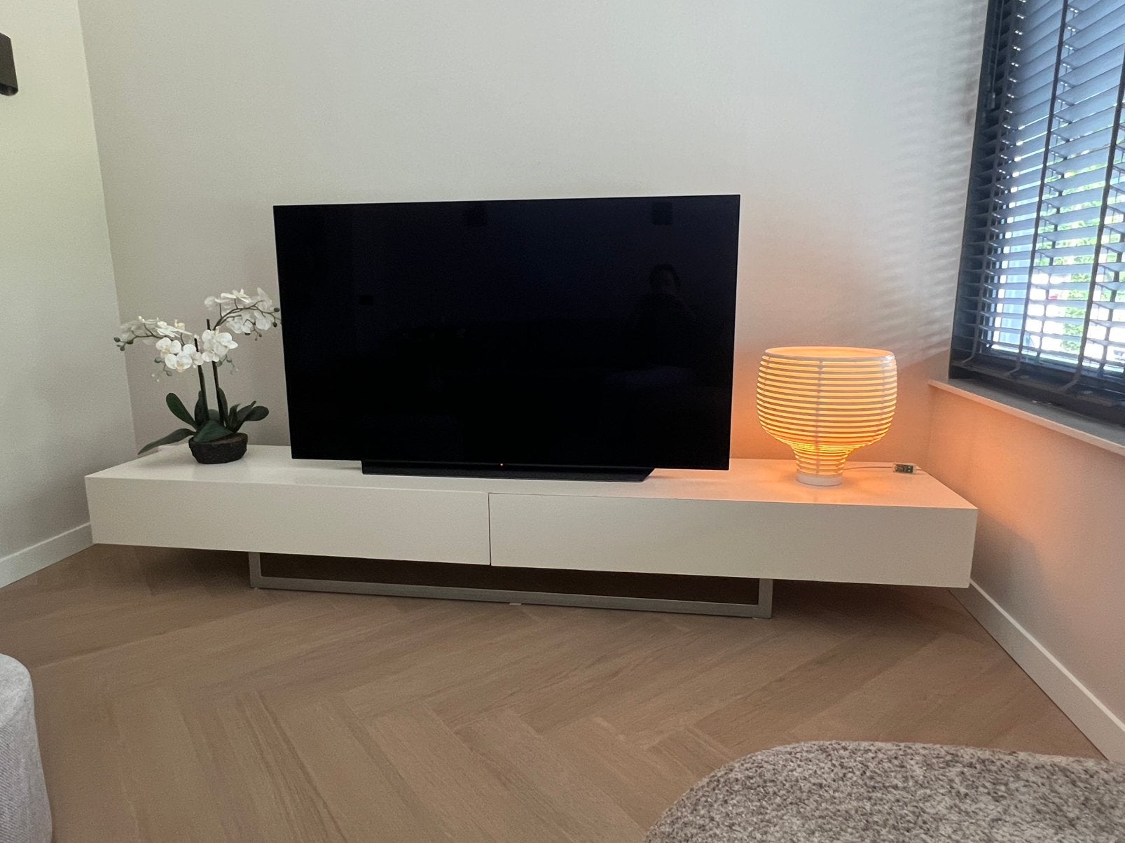 Tv meubel, Ophalen, Zo goed als nieuw, 200 cm of meer, Minder dan 100 cm