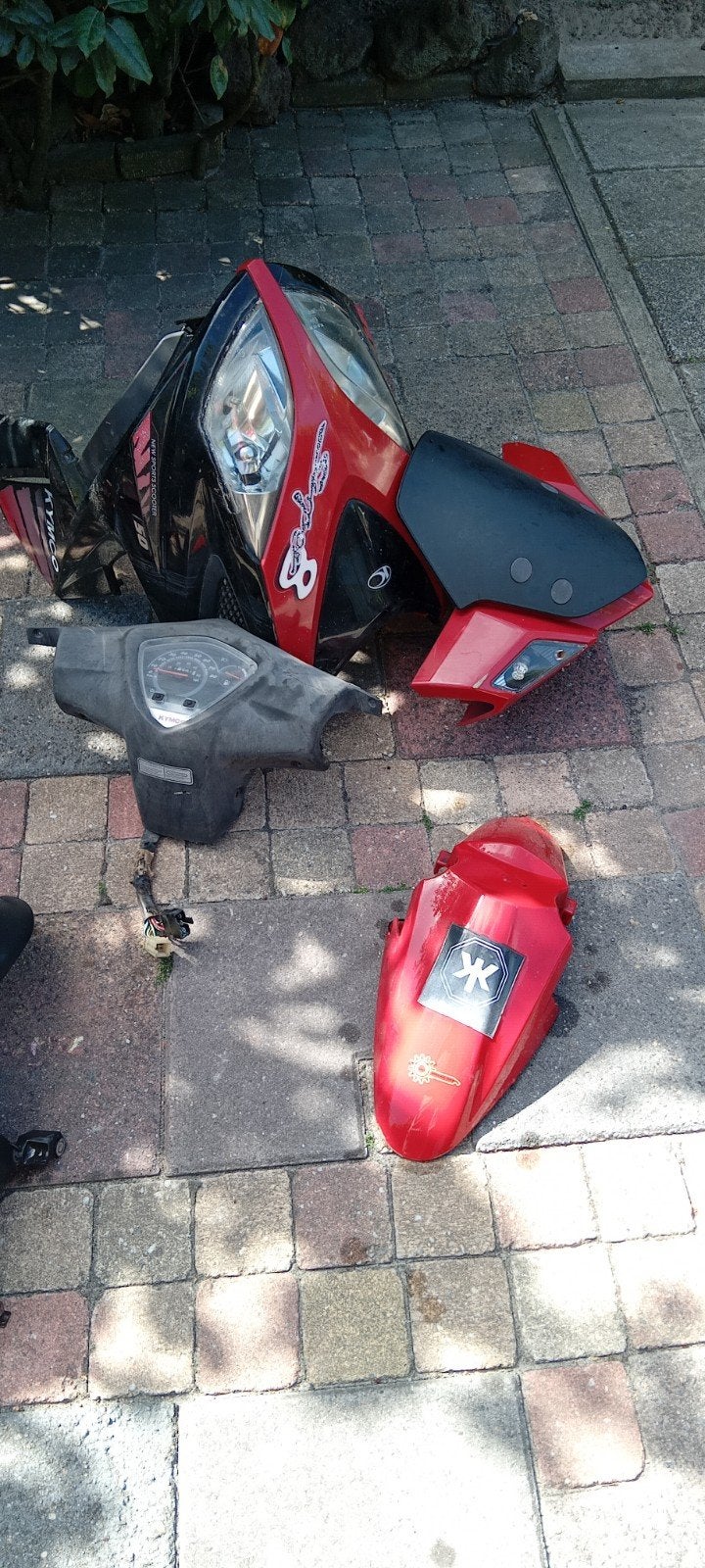 kymco super 8 onderdelen aangeboden., Ophalen, Gebruikt, Benzine, 50 cc
