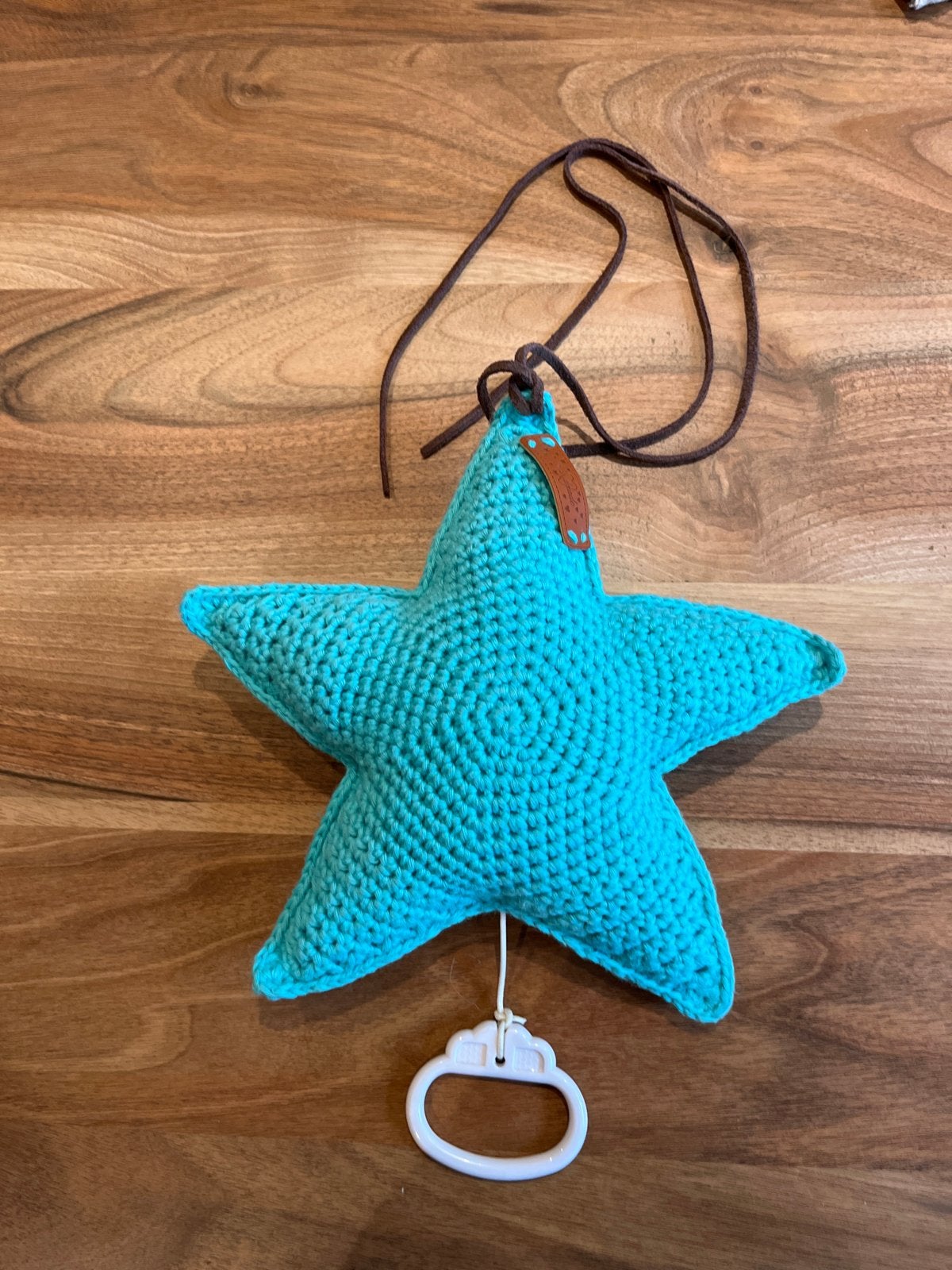 Gehaakte Ster Muziekmobiel - Twinkle Twinkle Little Star, Ophalen of Verzenden, Nieuw, Mobiel, Met geluid