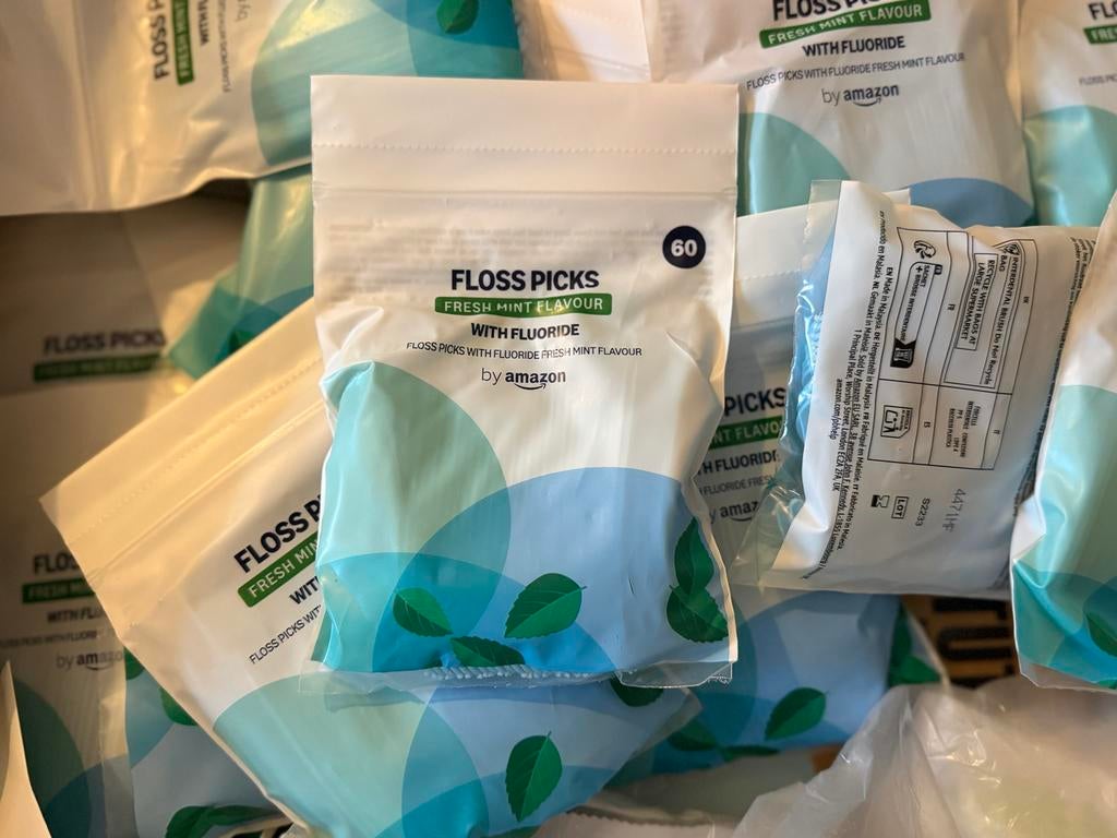 Floss picks met fluoride (20 stuks), Ophalen of Verzenden, Nieuw