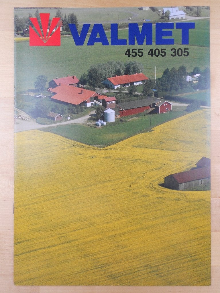Valmet 305 405 455 Trekker Tractor Brochure 1989, Verzenden, Zo goed als nieuw, Valmet