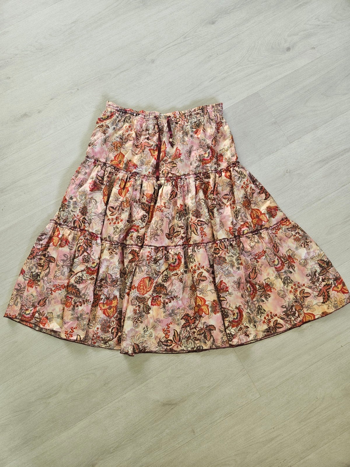 Vintage rok maat S Y2K, Zo goed als nieuw, Knielengte, Maat 36 (S), Meerkleurig