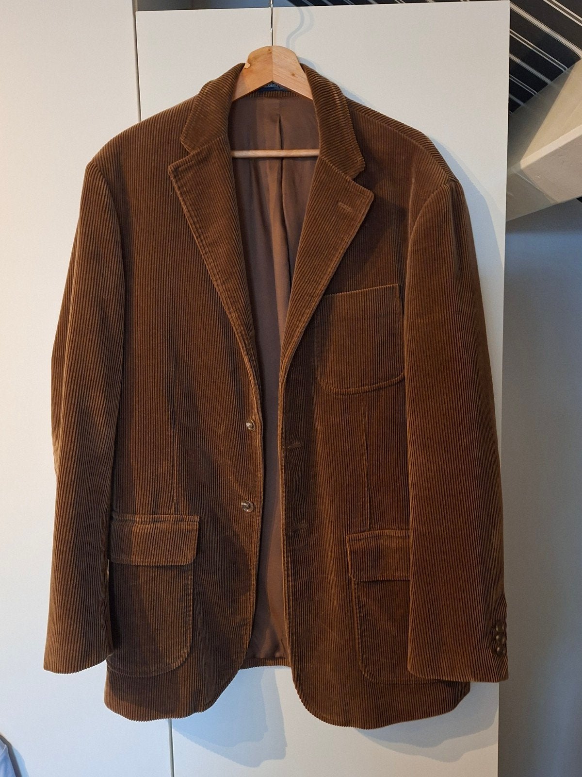 Polo Ralph Lauren Corduroy Colbert Maat L Bruin, Maat 52/54 (L), Bruin, Ralph Lauren, Ophalen of Verzenden