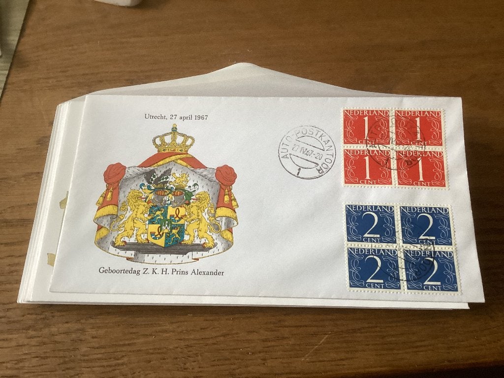No3811 Koninklijk auto-postkantoor v27-4-1967 Nederland jaar, Postzegels en Munten, Ophalen of Verzenden, Onbeschreven, Nederland