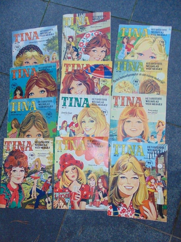 Oude Tina magazines, Boeken, Ophalen of Verzenden, Gelezen