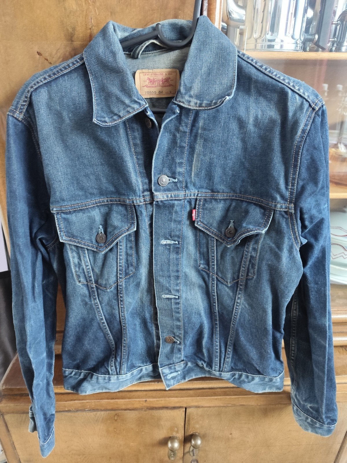 origineel Levi's heren spijkerjasje, Levi's, Ophalen of Verzenden, Zo goed als nieuw, Maat 48/50 (M)