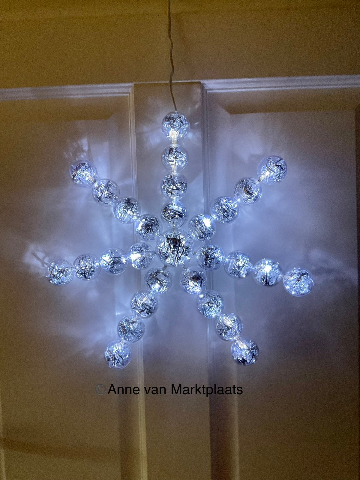 Kallt sneeuwvlok lamp Ikea Typ J0714 design Ola Wihlborg, Ophalen of Verzenden, Zo goed als nieuw