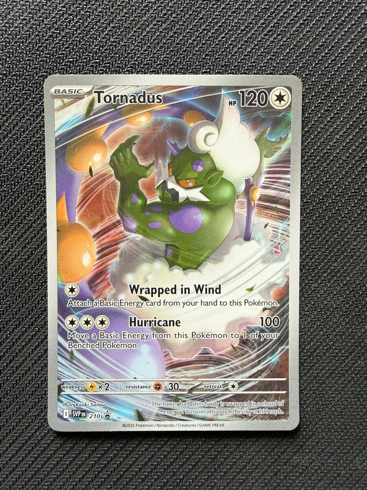Tornadus 210 PROMO Pokemon, Ophalen, Nieuw, Losse kaart