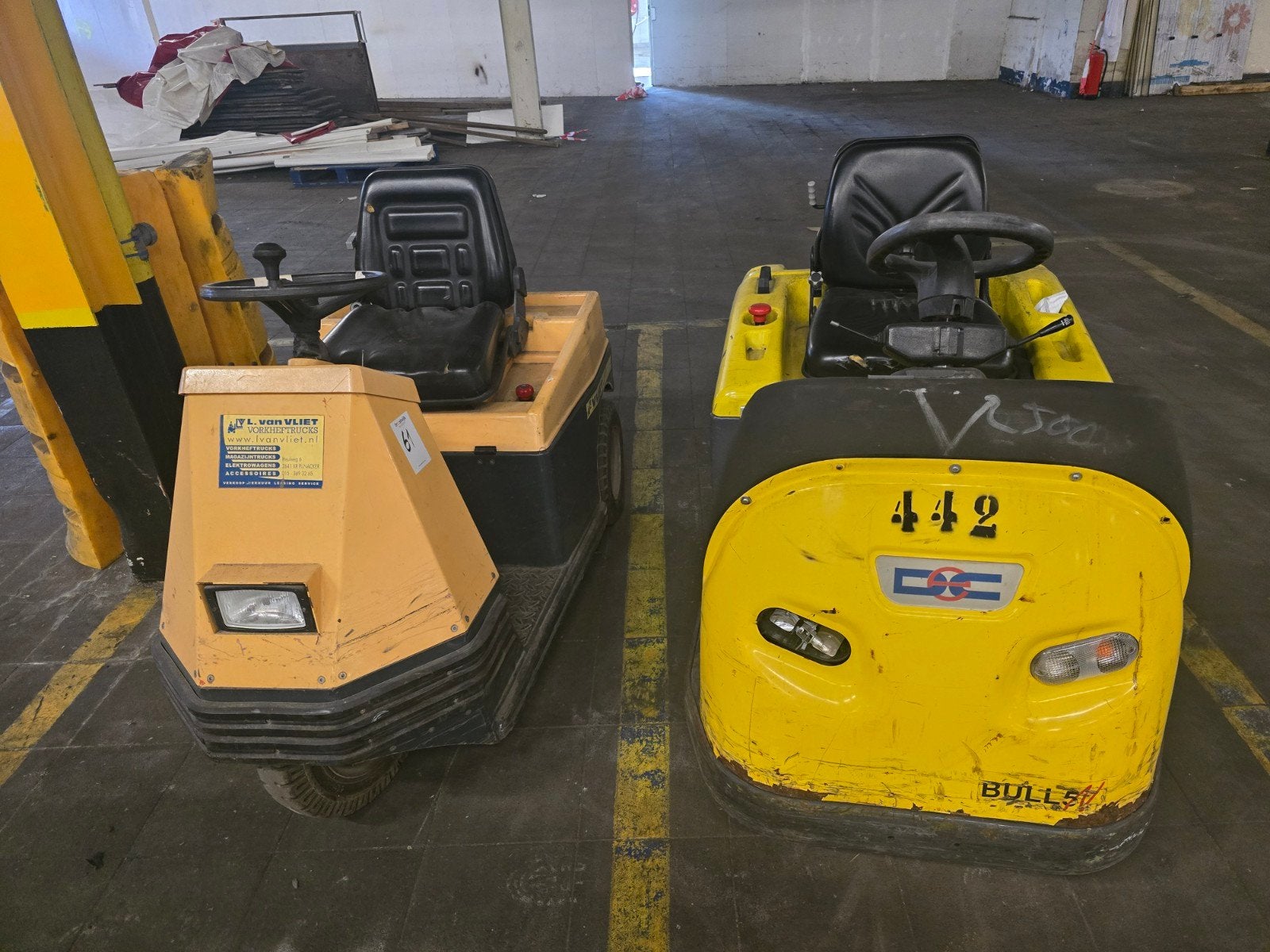 Elektrische Palletwagens spijkstaal, Ophalen of Verzenden