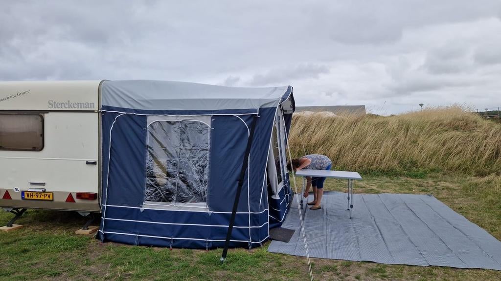 Voortent omloop maat 7, Caravans en Kamperen, Voortenten en Luifels, Ophalen, Zo goed als nieuw