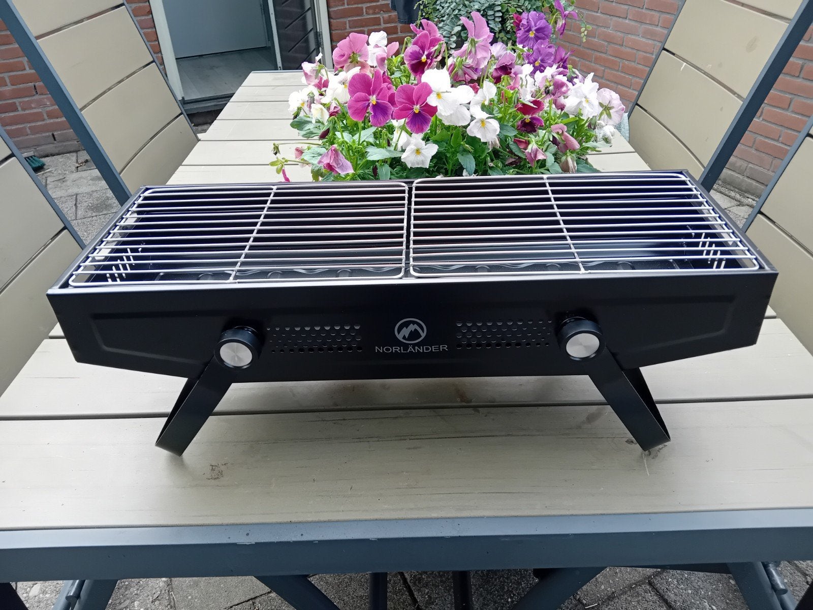 Mini barbecue, Ophalen
