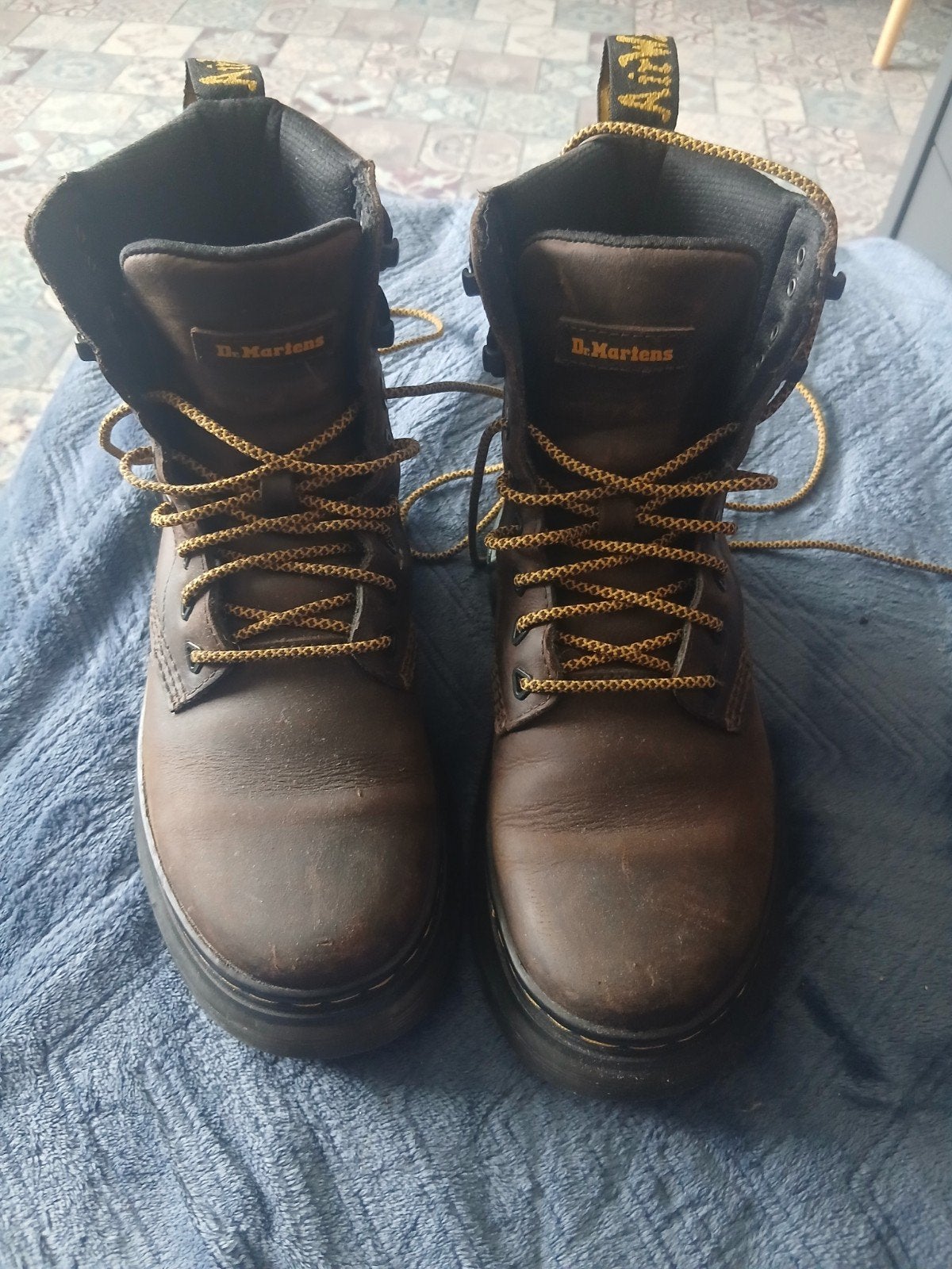 Dr. Martens Tarik Utility Boots bruin maat 37, Bruin, Ophalen of Verzenden, Dr. Martens, Zo goed als nieuw