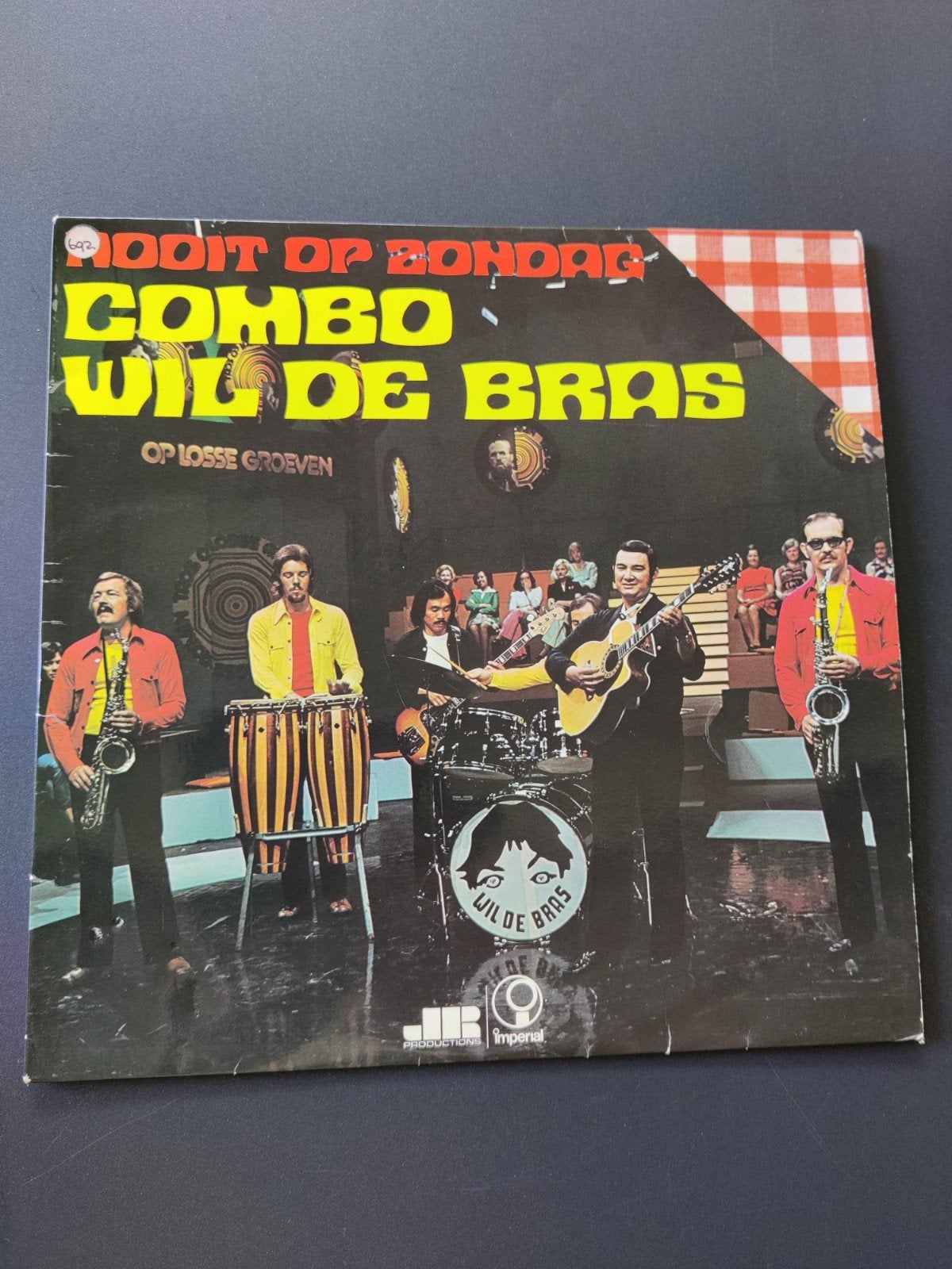 Combo Wil De Bras / Nooit Op Zondag, Ophalen of Verzenden, Zo goed als nieuw, 12 inch, Levenslied of Smartlap