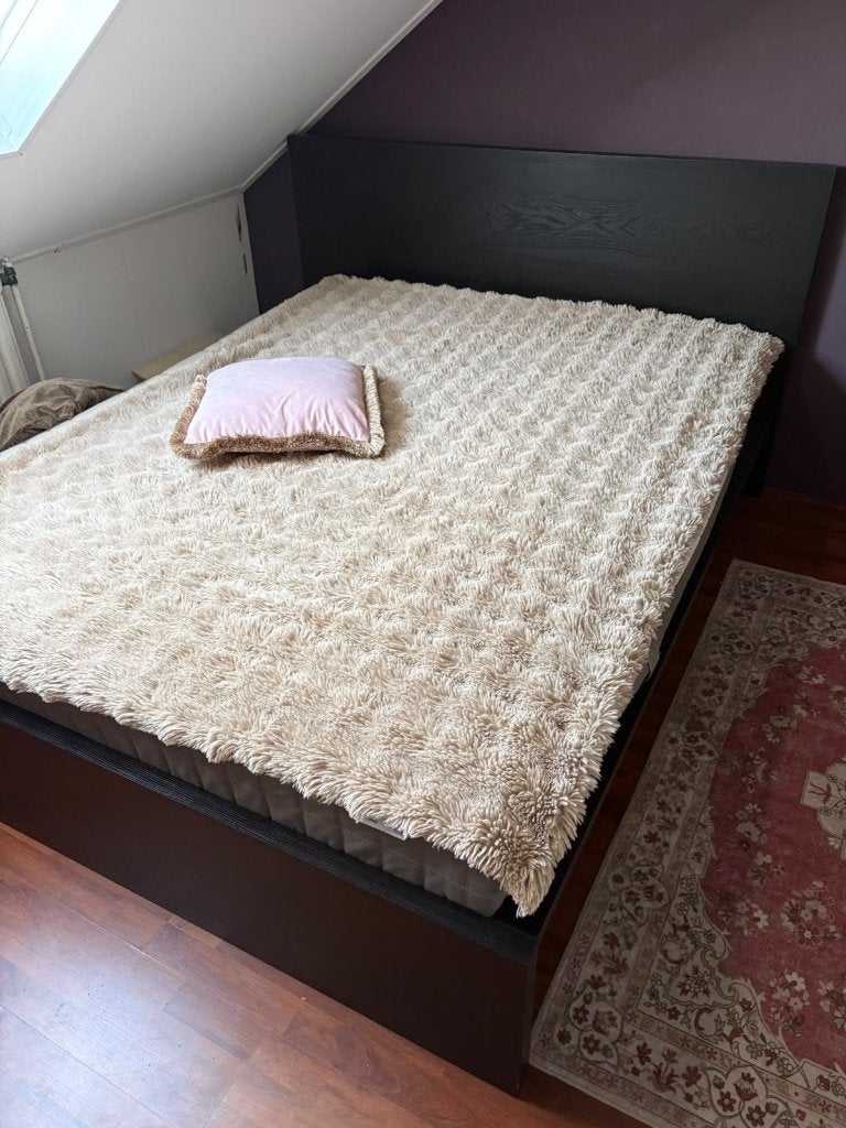 2 persoons bed, Ophalen, Tweepersoons, Overige maten, Hout