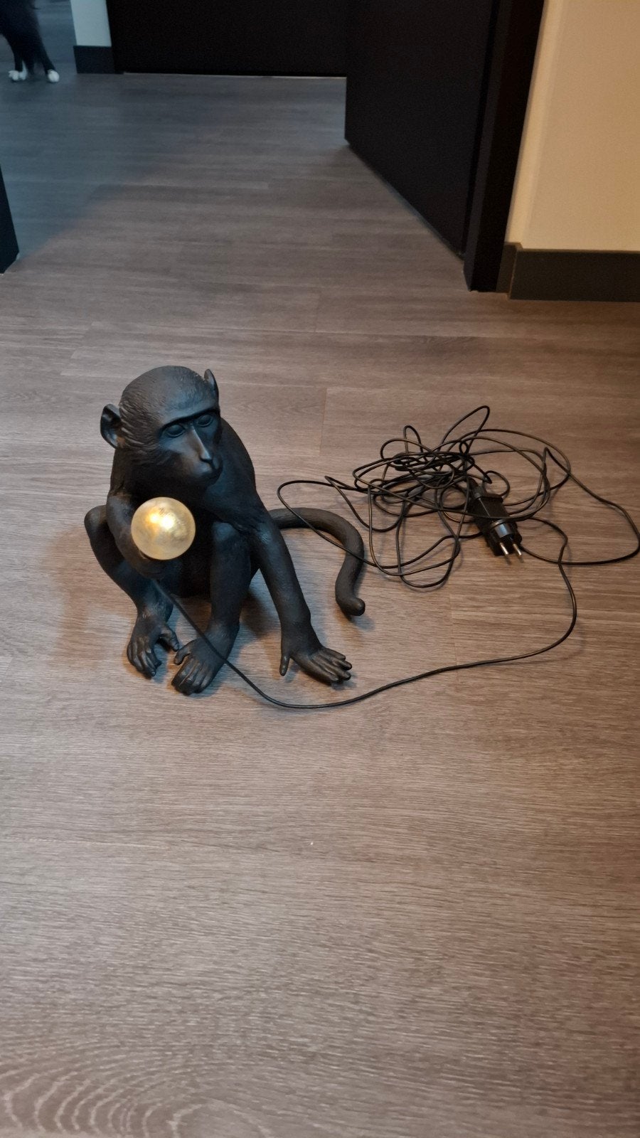 Seletti  Buitenlamp Monkey, Ophalen, Kunststof, Minder dan 50 watt, Vloerlamp