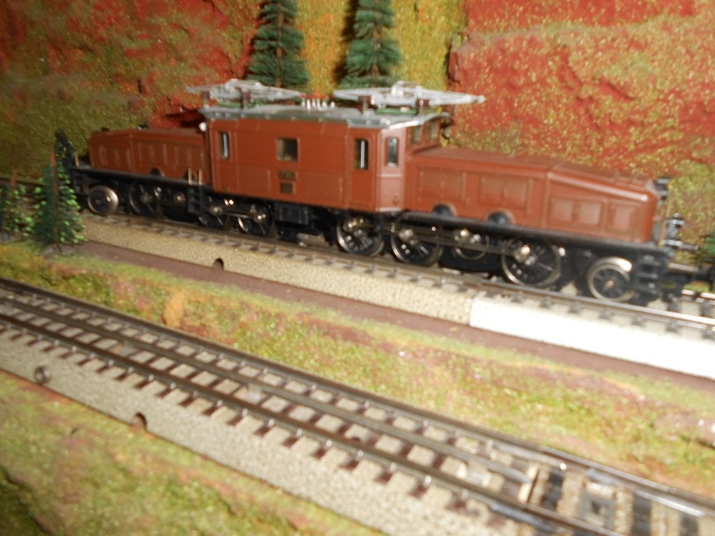 Märklin 3352 Bruine Krokodil Zwitserland SBB CFF digitaal, Wisselstroom, Locomotief, Analoog, Ophalen of Verzenden