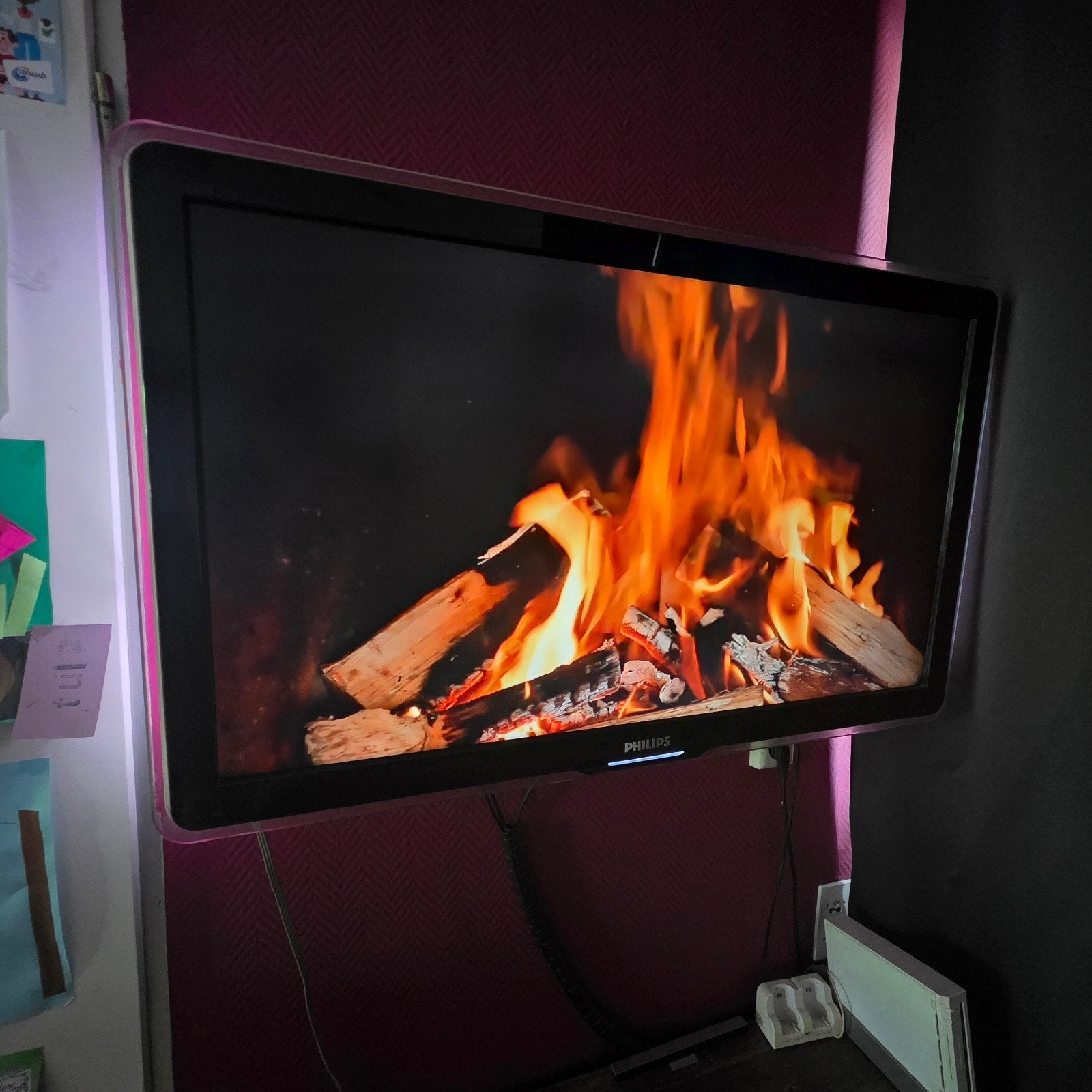 Philips ambilight TV - met ophangbeugel, Ophalen, Philips, Gebruikt, LCD
