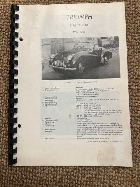 TRIUMPH boek TR  2 - 3, Ophalen of Verzenden, Gebruikt
