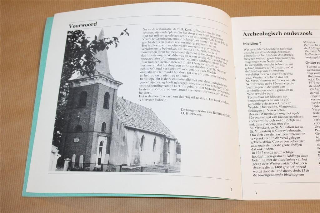 De Hervormde Kerk te Wedde [Geschiedenis & Restauratie], Boeken, Geschiedenis | Stad en Regio, Ophalen of Verzenden, Gelezen