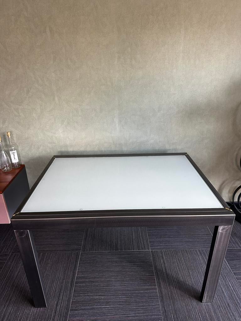 Philippe Starck uitschuiftafel, Tuin en Terras, Tuintafels, Zo goed als nieuw, Rechthoekig, Hout, Ophalen