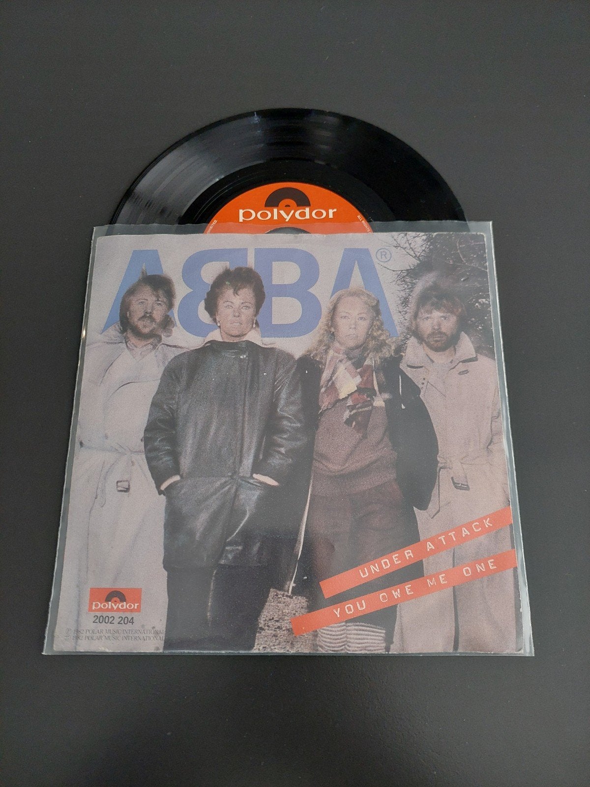 abba under attack, Cd's en Dvd's, Vinyl Singles, Ophalen of Verzenden, Gebruikt, 7 inch