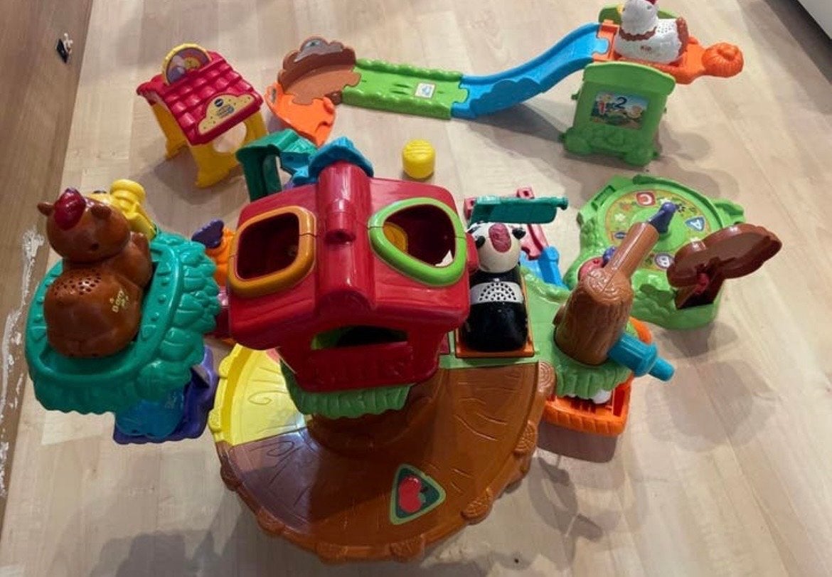 VTech Zoef Zoef Dieren Boomhuis met geluid en accessoires, Ophalen of Verzenden, Gebruikt, 2 tot 4 jaar
