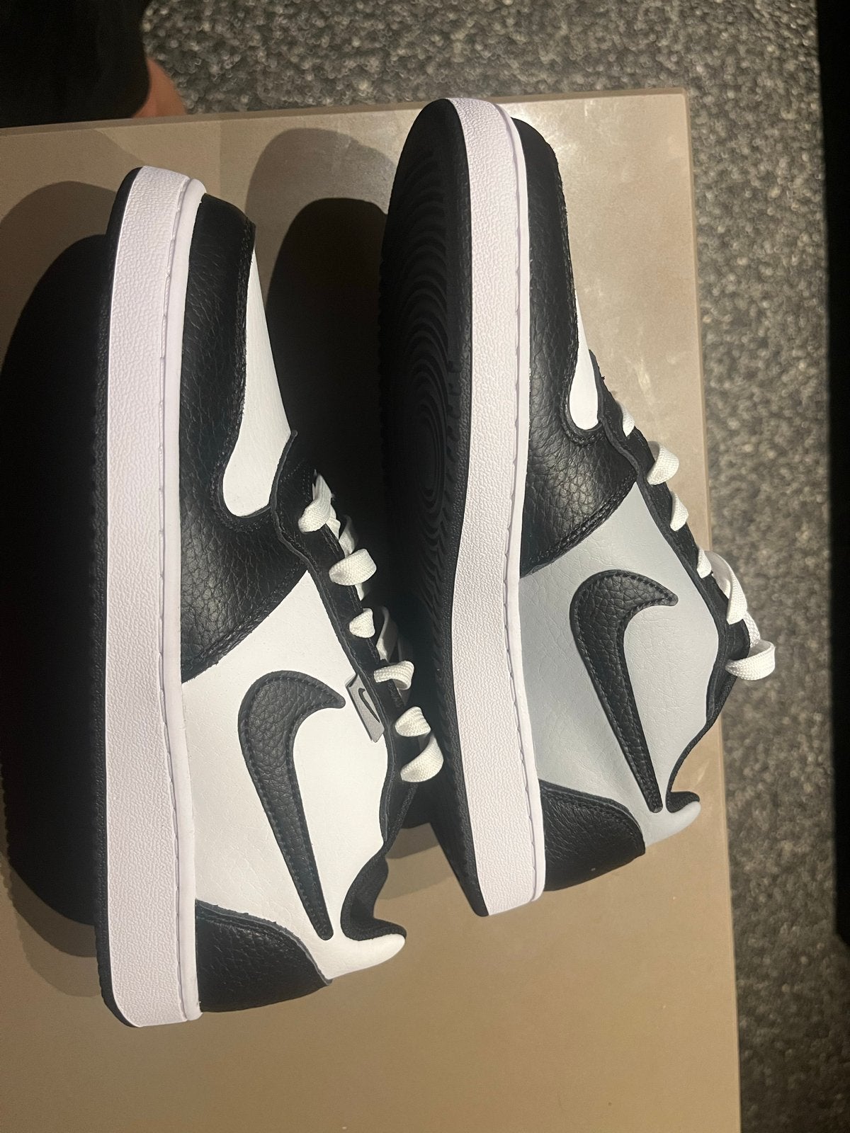 Nieuwe Nike Ebernon Low Prem sneakers - Wit/Zwart - Maat 40,, Ophalen, Nieuw, Wit, Sneakers of Gympen