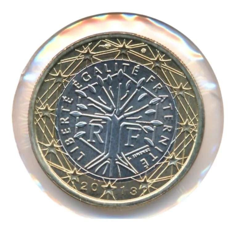 Frankrijk 1 euro 2013, Ophalen of Verzenden, Frankrijk, 2 euro, Losse munt