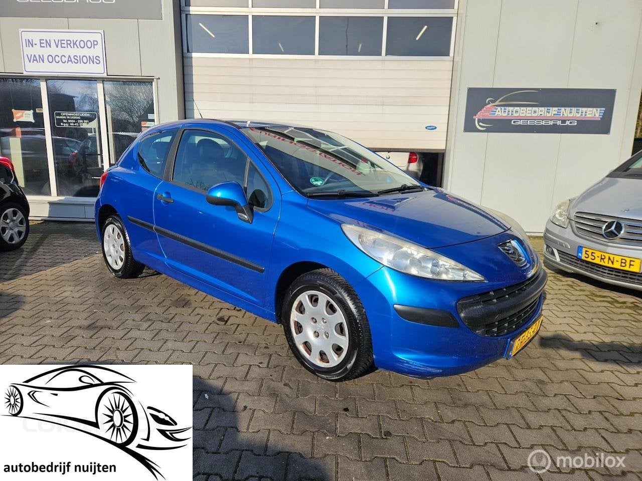 Peugeot 207 1.4 VTi XR, Gebruikt, Blauw, 49 €/maand, Bedrijf