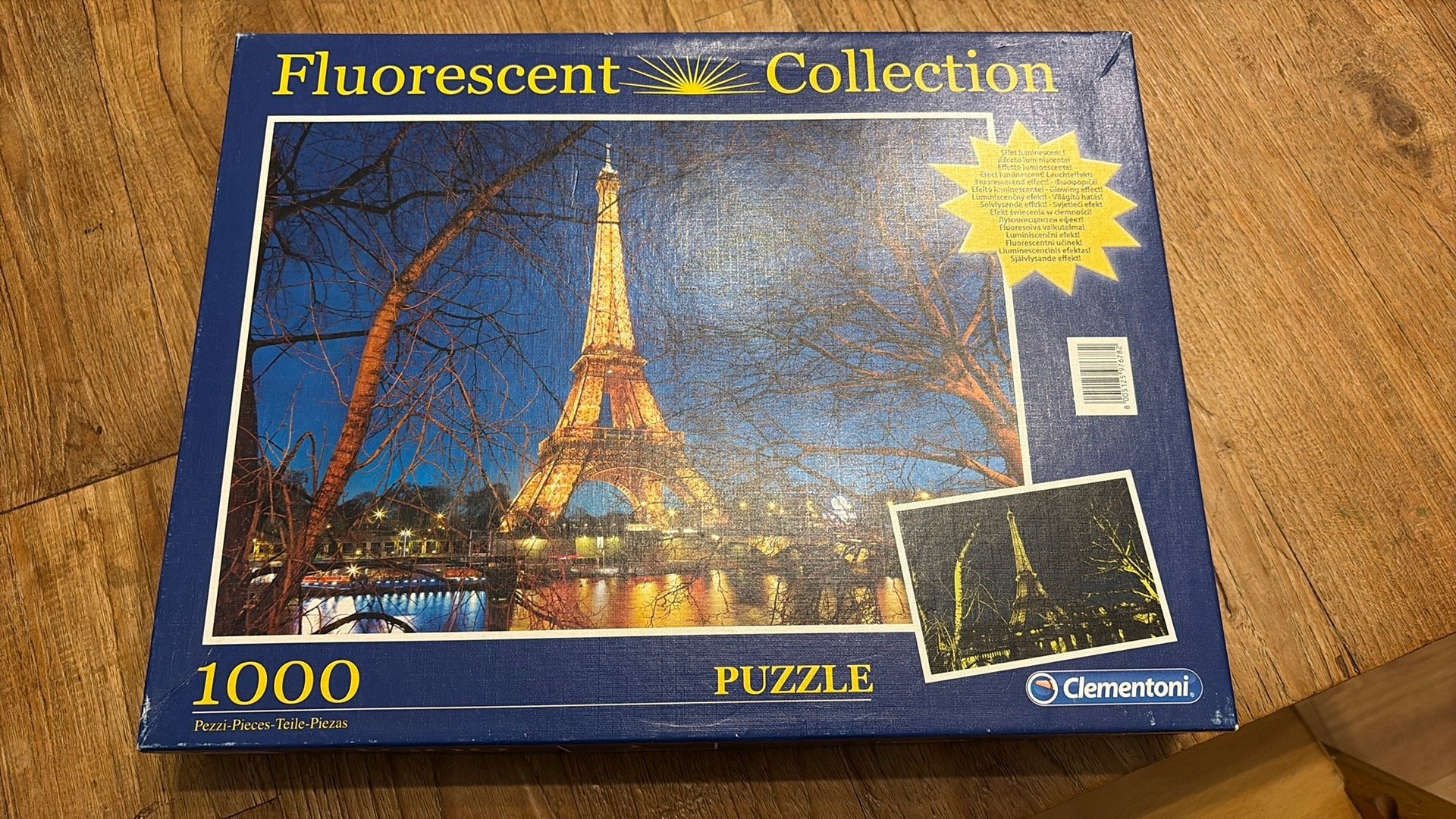 Mooie puzzel van Eiffeltoren, Ophalen of Verzenden, 500 t/m 1500 stukjes, Zo goed als nieuw, Legpuzzel